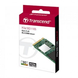 SSD 128GB TRANSCEND 110S M.2 PCIEX 4X NVME 3D TLC TS128GMTE110S