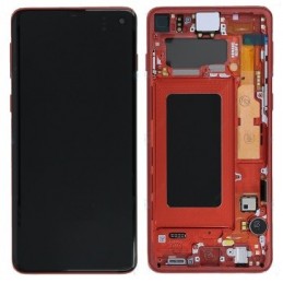 DISPLAY SAMSUNG GALAXY S10 SM-G973 ROSSO