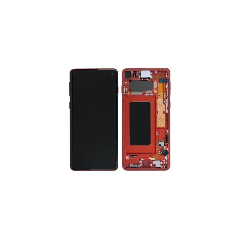 DISPLAY SAMSUNG GALAXY S10 SM-G973 ROSSO