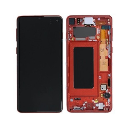 DISPLAY SAMSUNG GALAXY S10 SM-G973 ROSSO