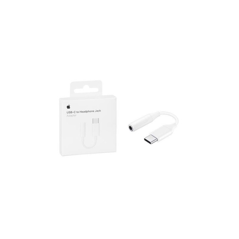 ADATTATORE APPLE JACK 3.5MM A TYPE-C BIANCO MU7E2ZM/A