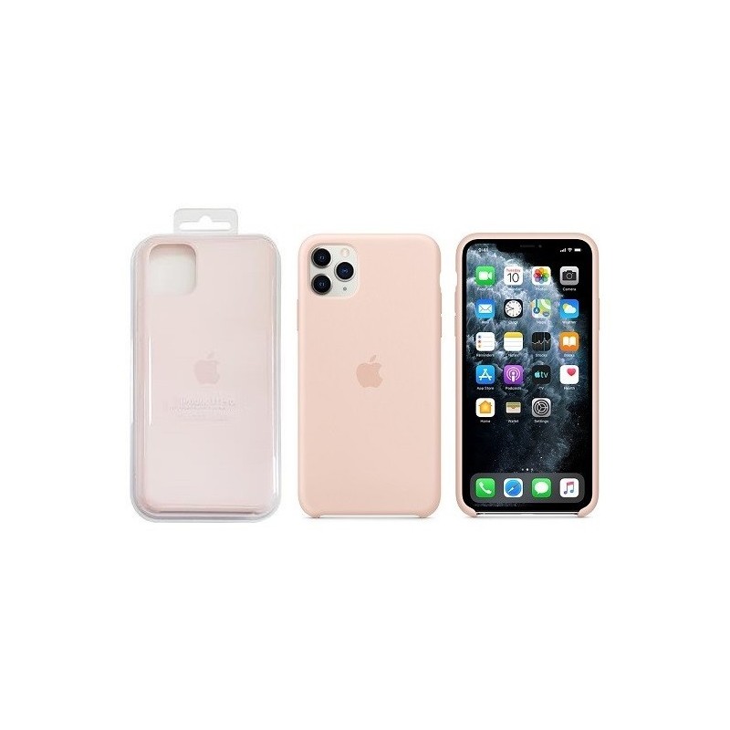 COVER PROTEZIONE APPLE IPHONE 11 PRO - SILICONE ROSA (Mod. MWYM2ZM/A)