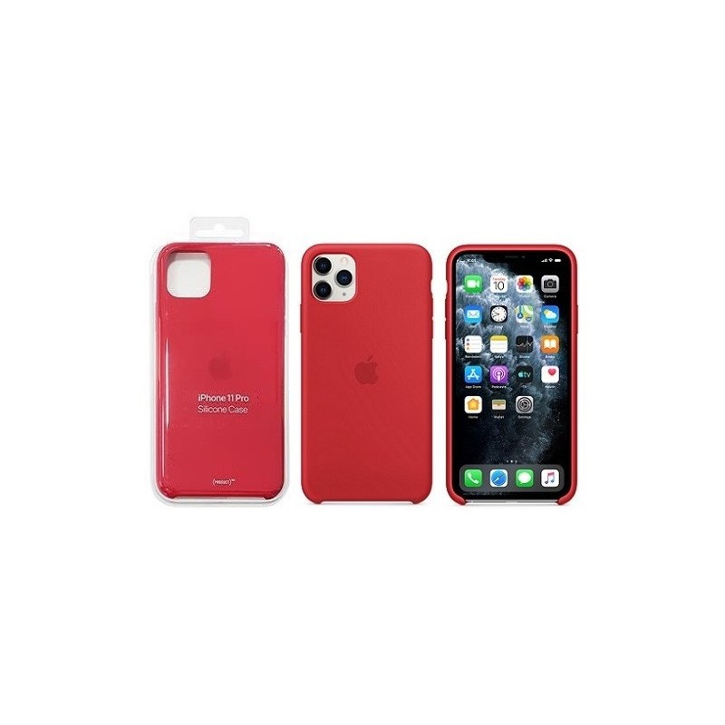 COVER PROTEZIONE APPLE IPHONE 11 PRO - SILICONE ROSSO (Mod. MWYH2ZM/A)