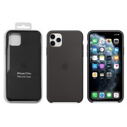 COVER PROTEZIONE APPLE IPHONE 11 PRO - SILICONE NERO (Mod. MWYN2ZM/A)