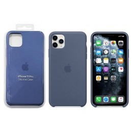 COVER PROTEZIONE APPLE IPHONE 11 PRO - SILICONE BLU ALASKA (Mod. MWYR2ZM/A)