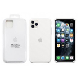 COVER PROTEZIONE APPLE IPHONE 11 PRO - SILICONE BIANCO (Mod. MWYL2ZM/A)