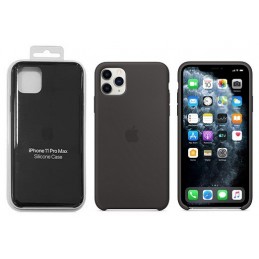 COVER PROTEZIONE APPLE IPHONE 11 PRO MAX - SILICONE NERO (Mod. MX002ZM/A)