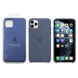 COVER PROTEZIONE APPLE IPHONE 11 PRO MAX - SILICONE BLU ALASKA (Mod. MX032ZM/A)