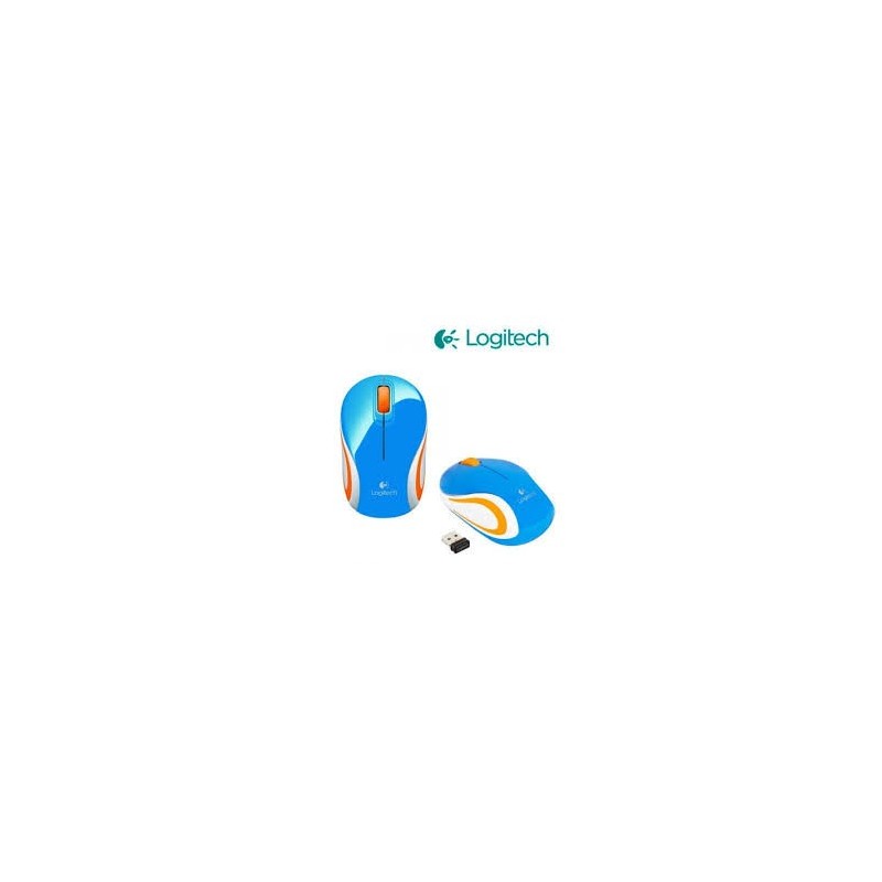 MOUSE WIRELESS LOGITECH M187 USB BLUE