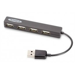 HUB USB 2.0 MINI 4 PORTE EDNET