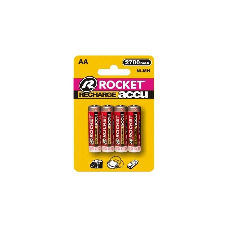 BATTERIA STILO AA NI-MH RICARICABILE 2600MHA CONF. 4 PZ PKCELL