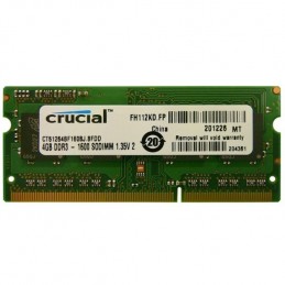 SO DDR3L 4GB PC1600 CRUCIAL LOW VOLTAGE 1,35V