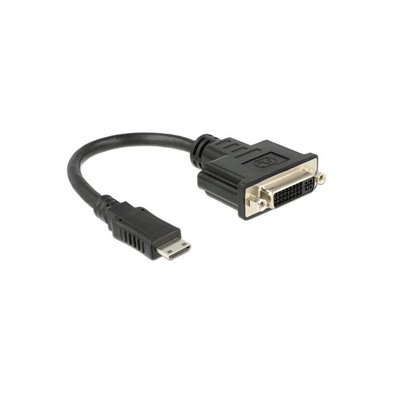 ADATTATORE DVI-F 24+5 A MINI HDMI-M C CON CAVO 20CM