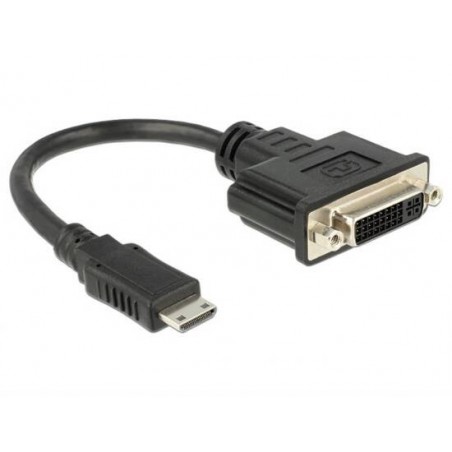 ADATTATORE DVI-F 24+5 A MINI HDMI-M C CON CAVO 20CM