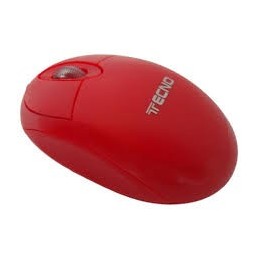 MOUSE TECNO USB TC12 800 DPI COLORE ROSSO