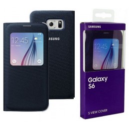 CUSTODIA SAMSUNG GALAXY S6 SM-G920 - (Mod. EF-CG920BBEGWW) NERA