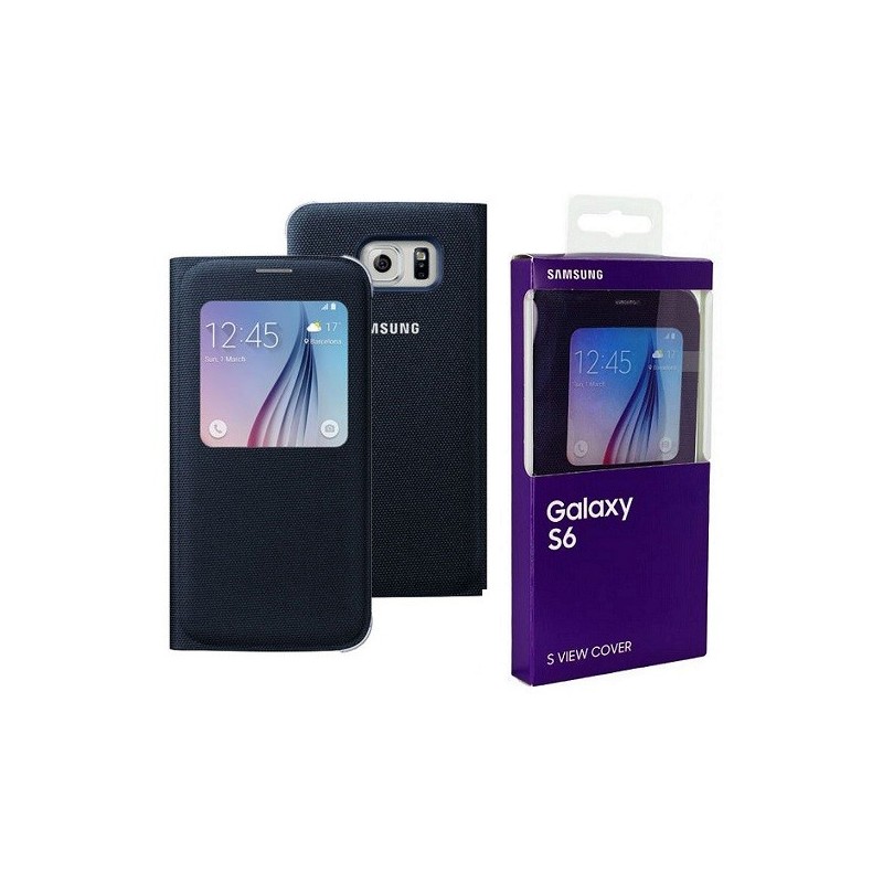 CUSTODIA SAMSUNG GALAXY S6 SM-G920 - (Mod. EF-CG920BBEGWW) NERA