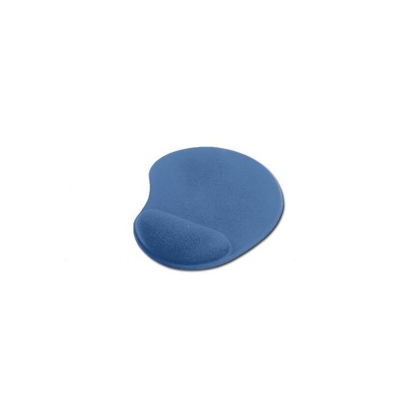 TAPPETINO PER MOUSE CON POGGIAPOLSI IN GEL COLORE BLU