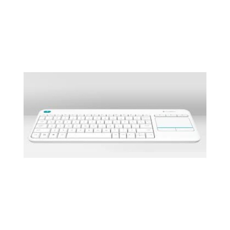 TASTIERA WIRELESS LOGITECH K400 PLUS CON TOUCHPAD WHITE