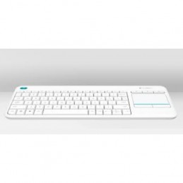 TASTIERA WIRELESS LOGITECH K400 PLUS CON TOUCHPAD WHITE
