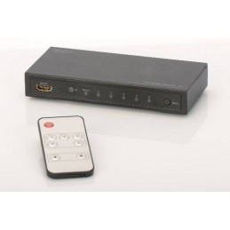 SWITCH HDMI 4K PER 5 DISPOSITIVI CON 1 TV CON TELECOMANDO