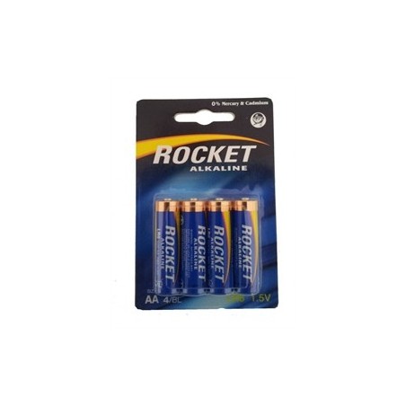 BATTERIA STILO AA ALCALINA LR6 BLISTER 4 PZ. PKCELL