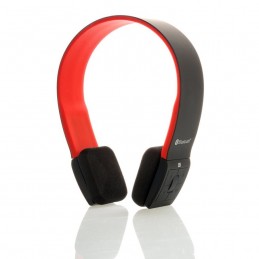 CUFFIE BLUETOOTH ITEK ITEH03LBR CON MICROFONO INTEGRATO RED-BLACK