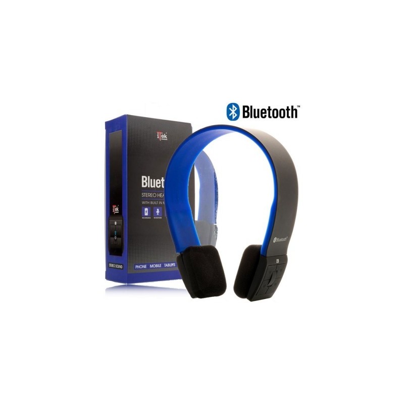 CUFFIE BLUETOOTH ITEK ITEH03LBB CON MICROFONO INTEGRATO BLU-BLACK