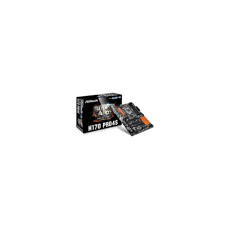 MAIN BOARD ASROCK Z170 PRO4S SK.1151 4XDDR4 RAID M.2 DVI HDMI