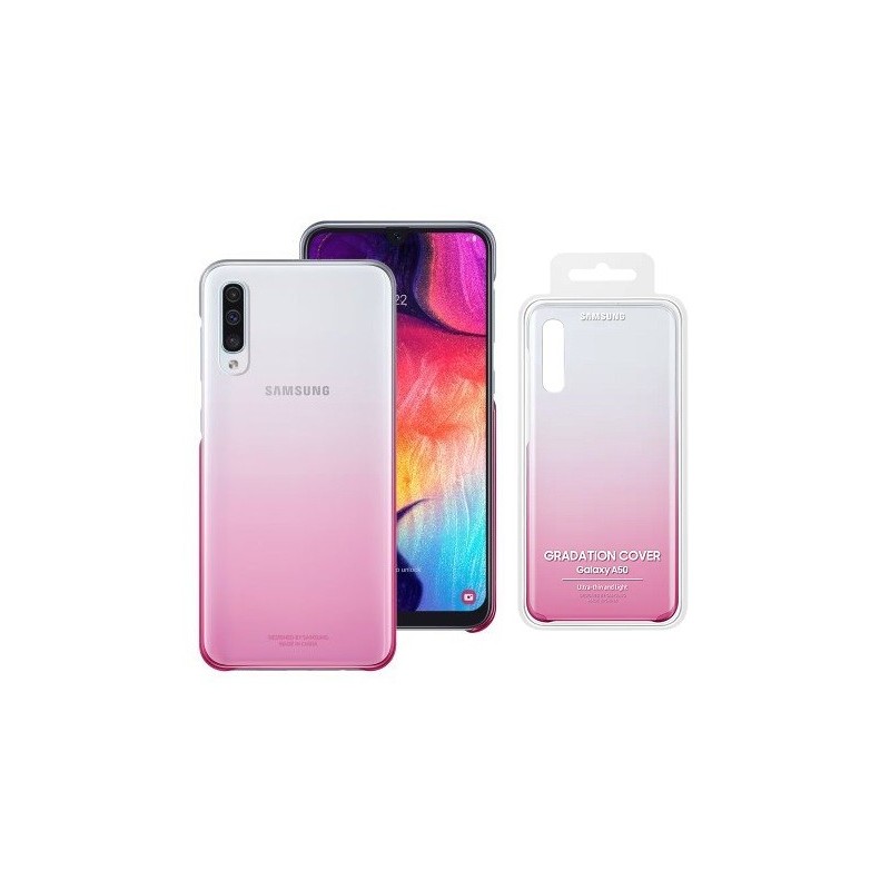 COVER PROTEZIONE SAMSUNG GALAXY A50 SM-A505 - (Mod. EF-AA505CPEGWW) GRADATION ROSA