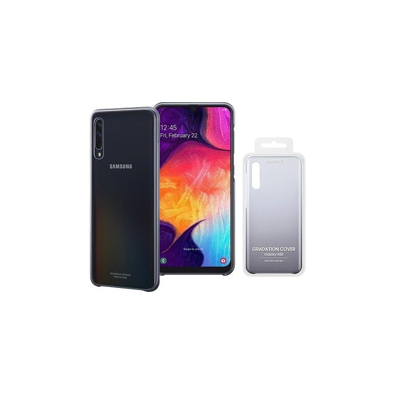 COVER PROTEZIONE SAMSUNG GALAXY A50 SM-A505 - (Mod. EF-AA505CBEGWW) GRADATION NERO