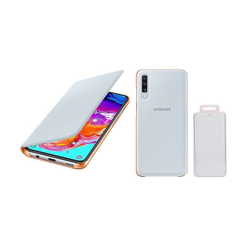 CUSTODIA SAMSUNG GALAXY A70 SM-A705 - (Mod. EF-WA705PWEGWW) BIANCA