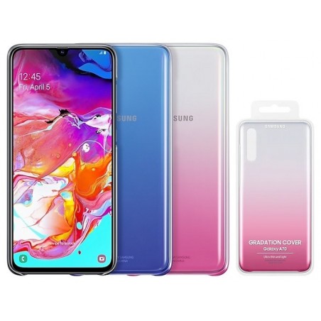 COVER PROTEZIONE SAMSUNG GALAXY A70 SM-A705 - (Mod. EF-AA705CPEGWW) GRADATION ROSA