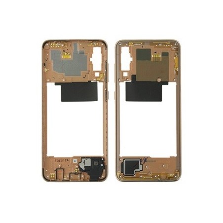 COVER CENTRALE SAMSUNG GALAXY A70 SM-A705 CORAL (ARANCIO)