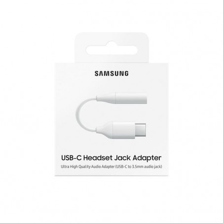ADATTATORE SAMSUNG JACK 3.5MM A TYPE-C BIANCO EE-UC10JUW