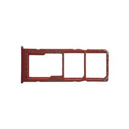 CARRELLO SIM/MEMORY CARD SAMSUNG GALAXY A10 SM-A105 ROSSO