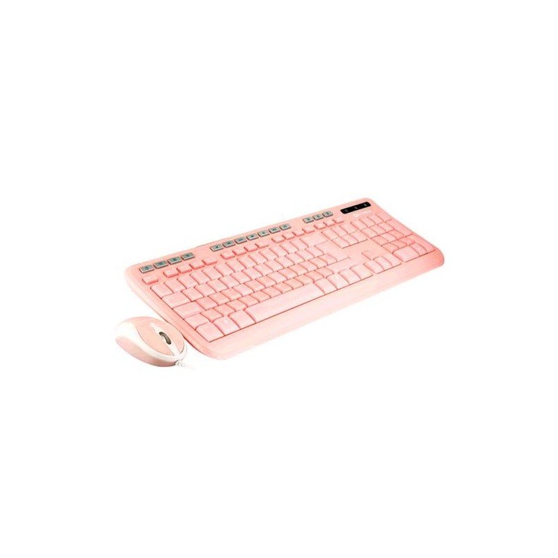 PC DESKTOP KIT 2 IN 1 KEYTECK ROSA