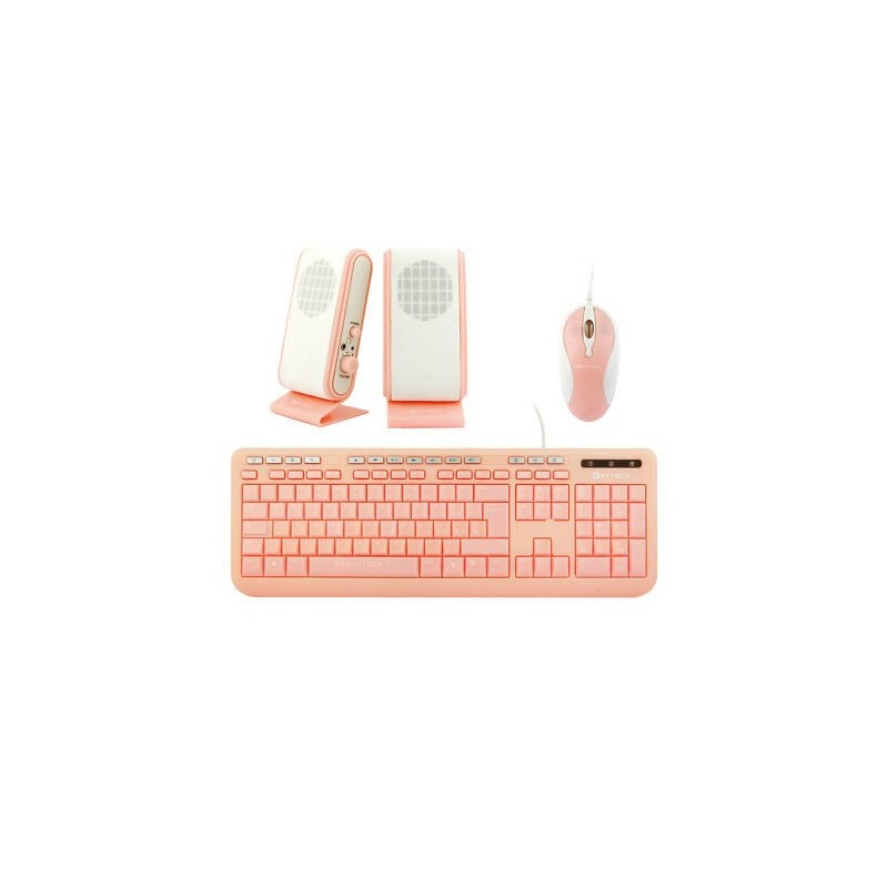 PC DESKTOP KIT 3 IN 1 KEYTECK ROSA