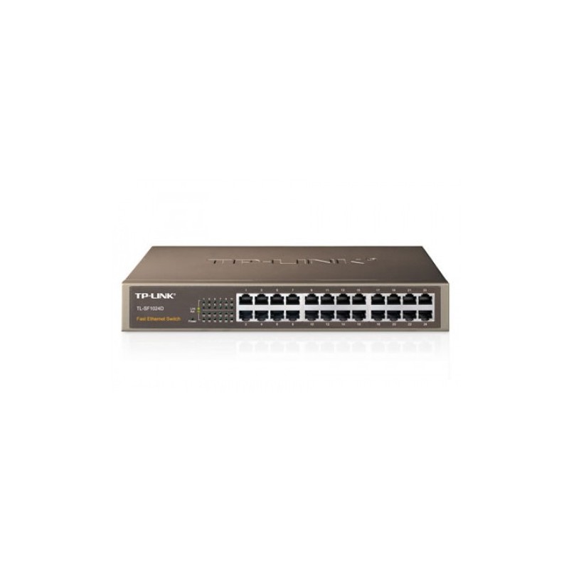 TL-SF1024D TP-LINK SWITCH FAST ETHERNET 24 PORTE (RJ45) 10100MBPS