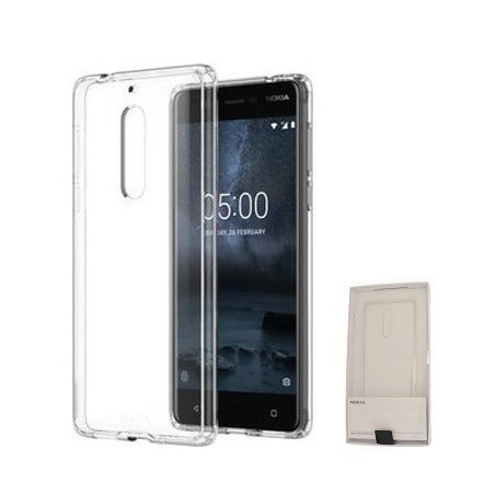 COVER PROTEZIONE NOKIA 5 - TPU (Mod. CC-704) TRASPARENTE