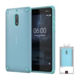 COVER PROTEZIONE NOKIA 6 - TPU (Mod. CC-501) AZZURRO