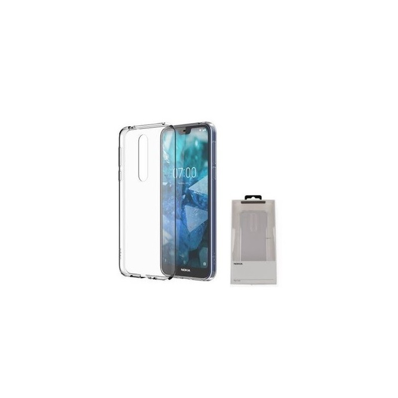 COVER PROTEZIONE NOKIA 7.1 - TPU (Mod. CC-170) TRASPARENTE