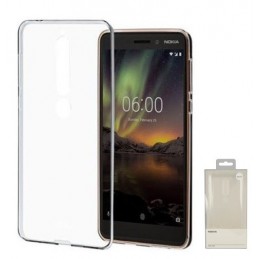 COVER PROTEZIONE NOKIA 6.1 - TPU (Mod. CC-110) TRASPARENTE