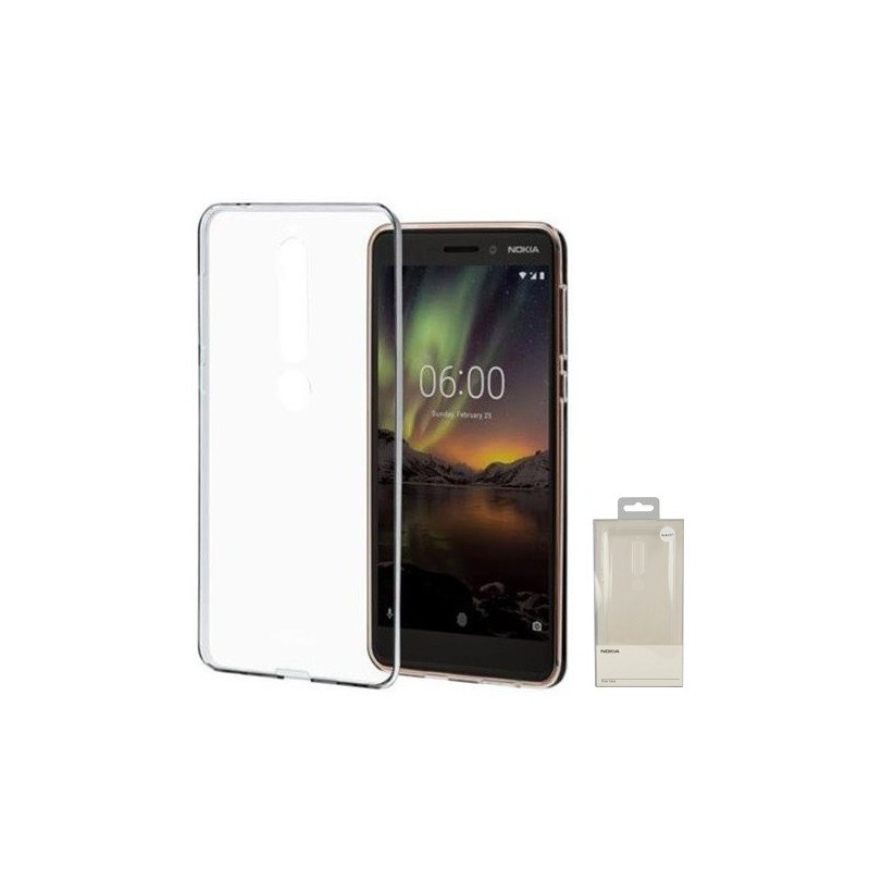 COVER PROTEZIONE NOKIA 6.1 - TPU (Mod. CC-110) TRASPARENTE