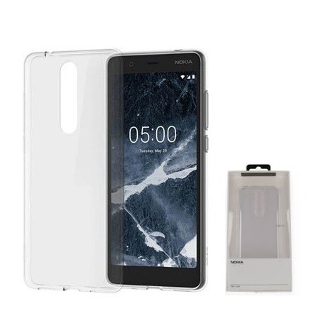COVER PROTEZIONE NOKIA 5.1 - TPU (Mod. CC-109) TRASPARENTE