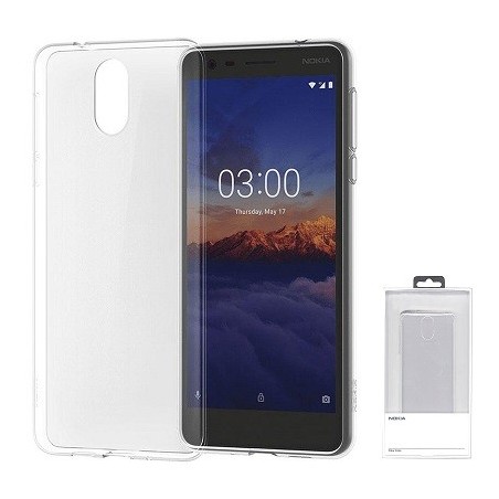 COVER PROTEZIONE NOKIA 3.1 - TPU (Mod. CC-108) TRASPARENTE
