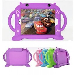 COVER PROTEZIONE APPLE IPAD AIR 9.7" - SILICONE CARTOON VIOLA