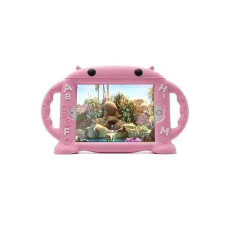 COVER PROTEZIONE APPLE IPAD MINI 7.9" - SILICONE CARTOON ROSA