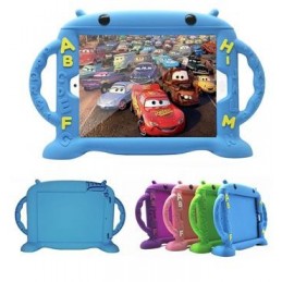 COVER PROTEZIONE APPLE IPAD AIR 9.7" - SILICONE CARTOON BLU