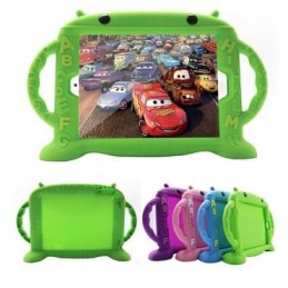 COVER PROTEZIONE APPLE IPAD AIR 9.7" - SILICONE CARTOON VERDE